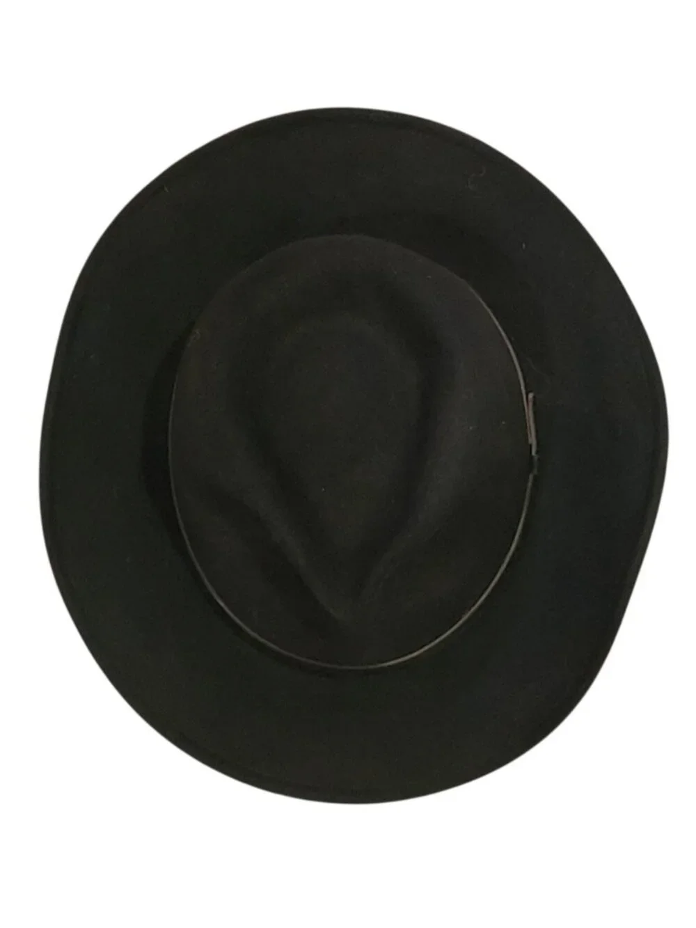LiteFelt Autumn Black Wool Felt Packable Outback Cowboy Hat USA Unisex